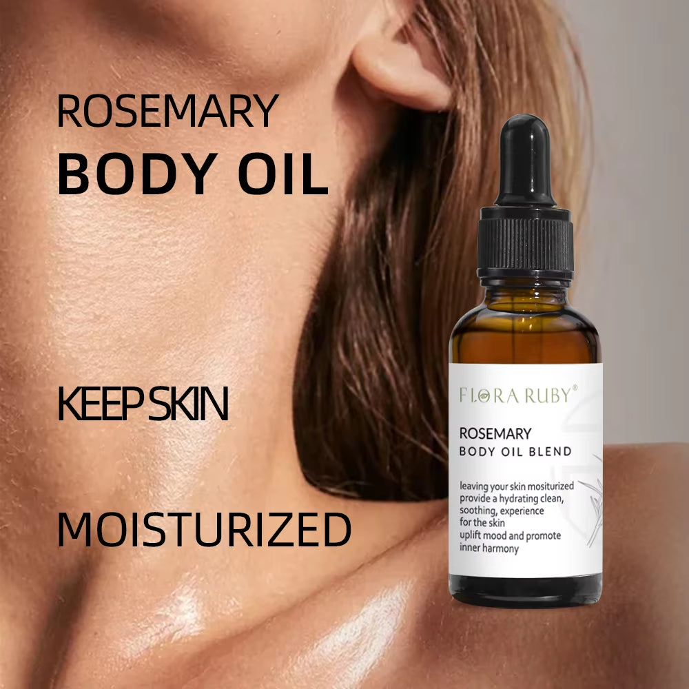 Essential Oils Set Natural Moisturizing Essential Oil for Body Rosemary Oils Skin Massage Oil,Rose,Lavender Aromatherapy Oils