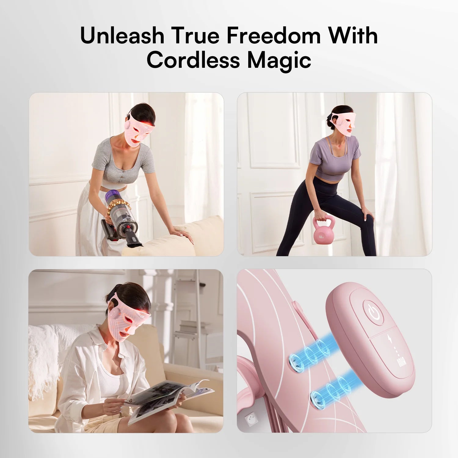 INIA  Wireless Red Light Therapy Mask