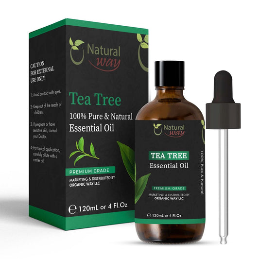 Tea Tree Essential Oil | Premium Grade Essential Massage Oils 4 Fl Oz (120 Ml)